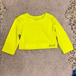 Crop top neon yellow XS SILIK